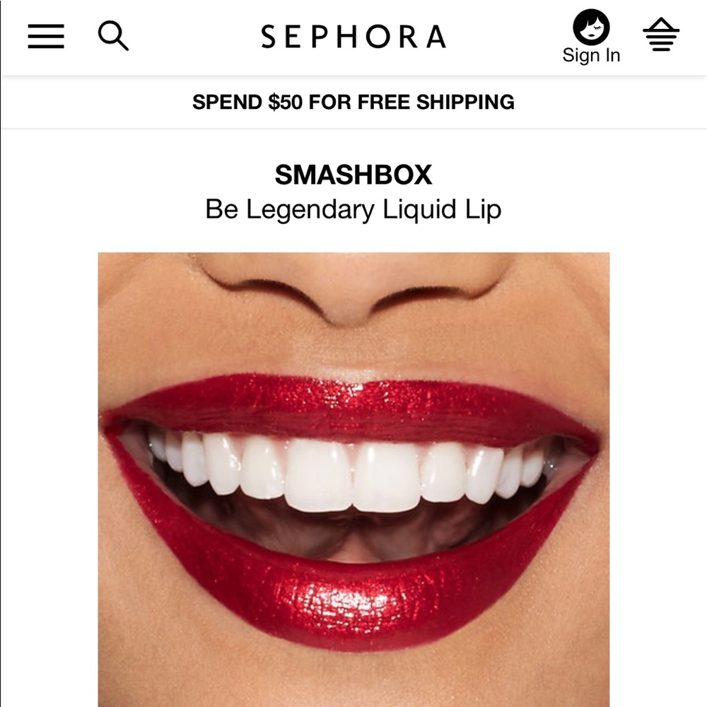 PRICE DROPPED!! NIB Smashbox Crimson Chrome - Picture 3 of 5
